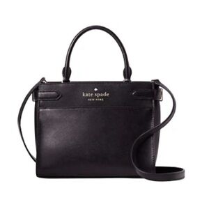 Kate Spade New York Black Staci Small Satchel Never Used With Papers $150